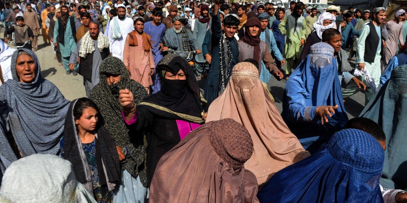 3.000 Keluarga Veteran Digusur, Ribuan Warga Afghanistan Lancarkan Protes Anti-Taliban