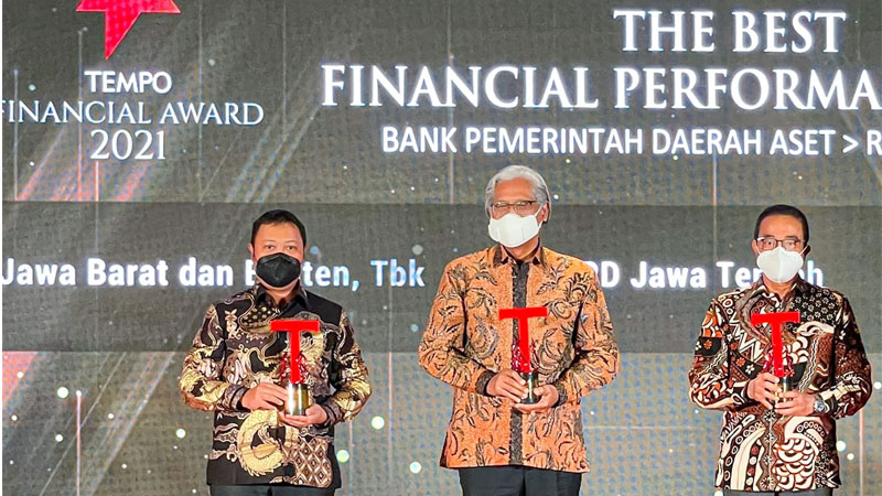 bank bjb Raih The Best Financial Performance Bank di Ajang  TEMPO Financial Award 2021