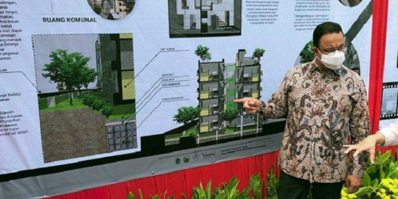Anies Bangun Kampung Susun bagi Korban Gusuran Bukit Duri, Senator Jakarta: Berkah bagi Seluruh Warga