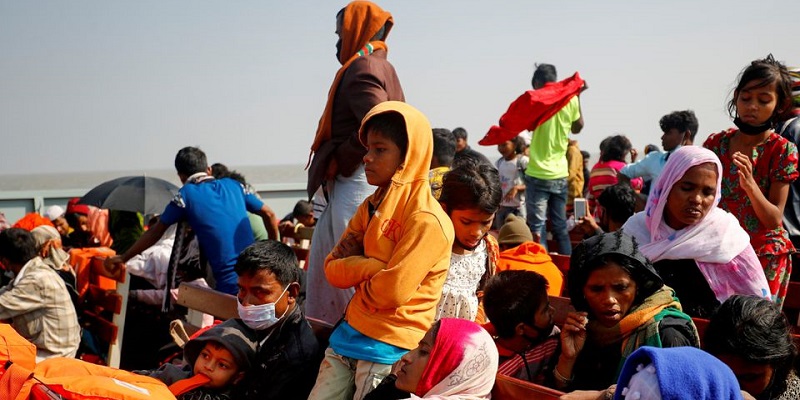 Bangladesh Komitmen Bantu Pengungsi Rohingya di Pulau Terpencil