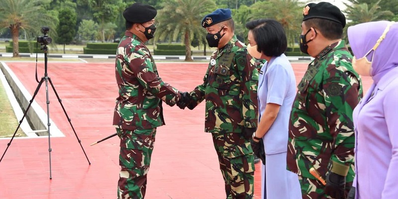 Panglima TNI Terima Laporan Korps Kenaikan Pangkat 60 Perwira Tinggi