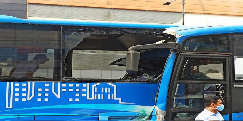 Polisi Selidiki Dugaan Rem Blong dalam Kecelakaan Dua Bus Transjakarta