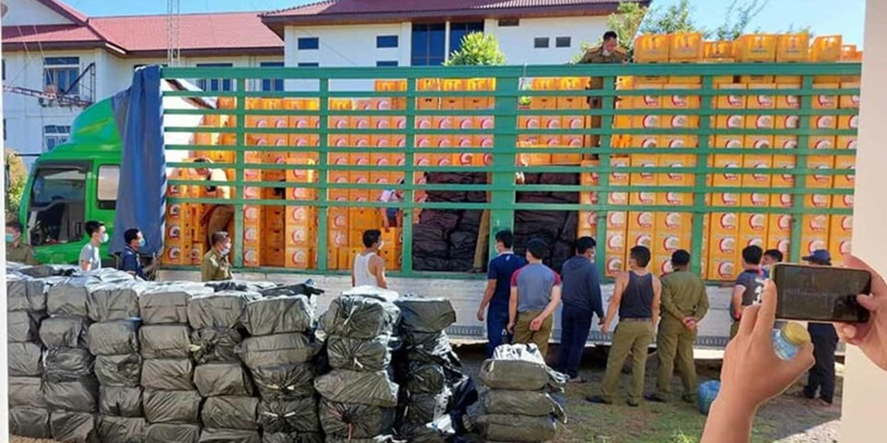 Polisi Laos Gagalkan Penyelundupan Narkotika Terbesar dalam Sejarah Asia di Wilayah Segitiga Emas