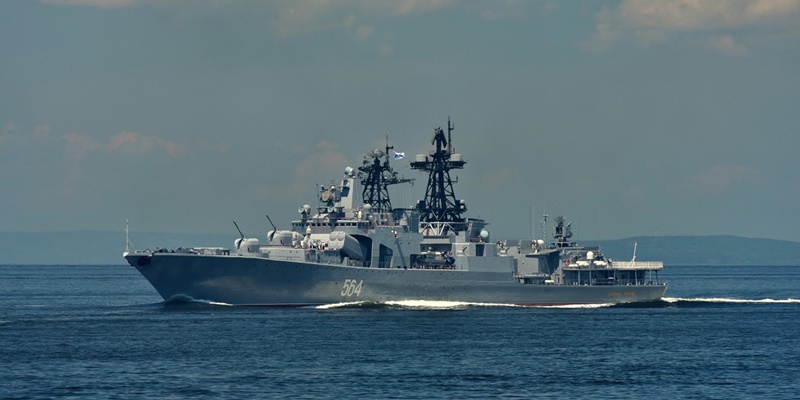 Militer AS: Klaim Rusia tentang Adanya Interaksi antara Dua Kapal Angkatan Laut adalah Palsu