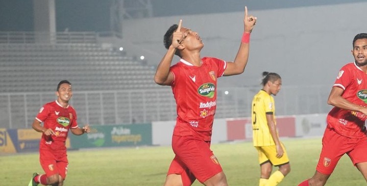 Bravo<i>!</i> Januar Eka Ramadhan Jadi Penentu Kemenangan Badak Lampung di Liga 2