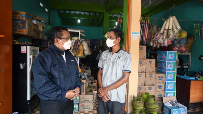 Direktur Utama Bank BTN Haru Koesmahargyo saat kunjungan kerja ke  wilayah Cikarang dan Karawang, Jawa Barat, pekan lalu./Dok