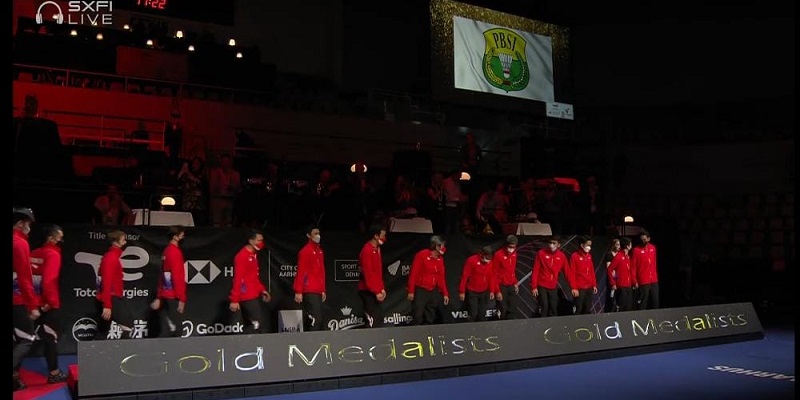 Tidak Ada Bendera Merah Putih saat Indonesia Juara Thomas Cup 2020