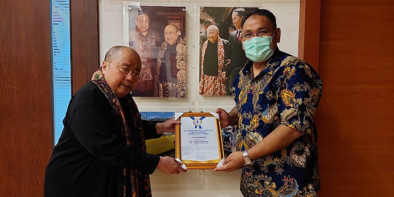 Mendukung Perdamaian Korea, Jaya Suprana Mendapatkan Penghargaan dari APRCPRK