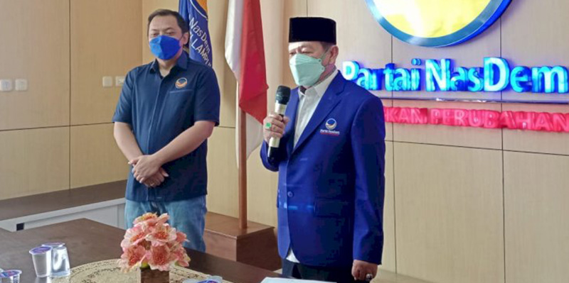 Resmi Pimpin Nasdem Lampung, Herman HN Mengaku Tak Banyak Diberi Kesempatan oleh PDIP