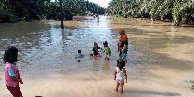 Menggenangi 300 Rumah, Banjir di Aceh Timur Berangsur Surut