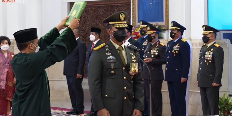 Dilantik Jokowi, Jenderal Andika Perkasa Resmi Jabat Panglima TNI