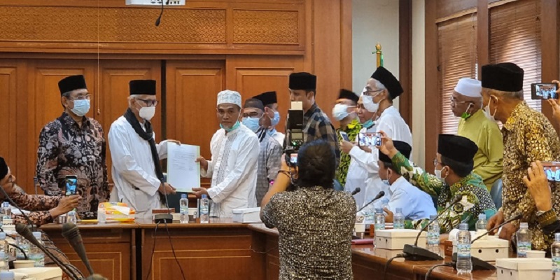 Di Hadapan Rais Aam, PWNU Lampung Tegaskan Siap Gelar Muktamar 17 Desember