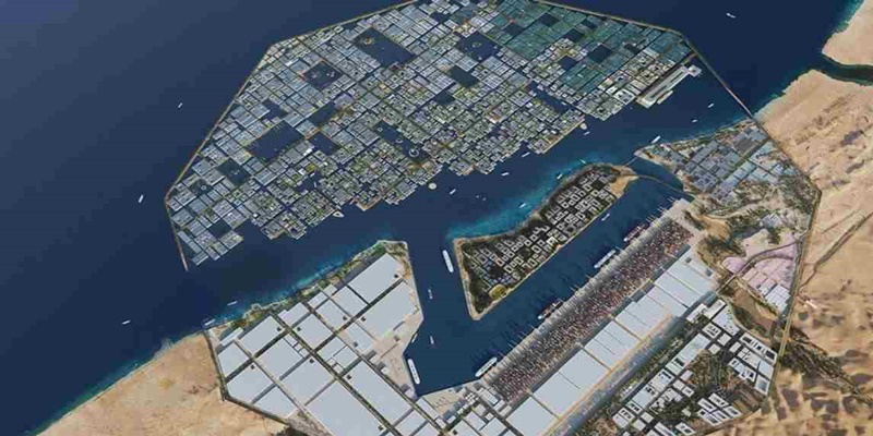 Arab Saudi Umumkan Proyek Ambisius OXAGON, Kota Industri Terapung Terbesar di Dunia