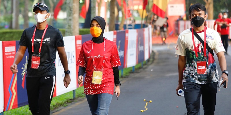 Atiqoh Ganjar Pranowo: Atlet Perempuan Bisa Berikan Yang Terbaik di Borobudur Marathon 2021