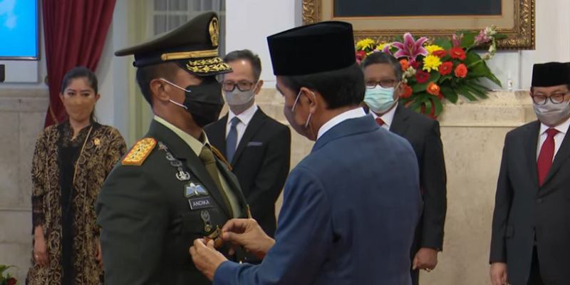 Jenderal Andika Konsultasikan Calon Pangkostrad ke Presiden Jokowi
