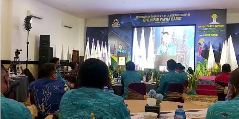 Dilantik Jadi Ketua HIPMI Papua Barat, William Heinrich Ingin Ubah Mindset Pemuda yang Antre ASN