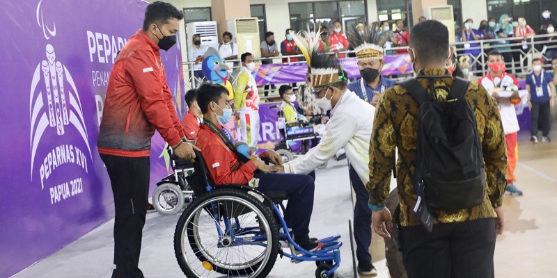 Cerita Mahfud Nonton Langsung Cabor Boccia di Peparnas: Ada Teriakan Anies, Terkadang Ganjar