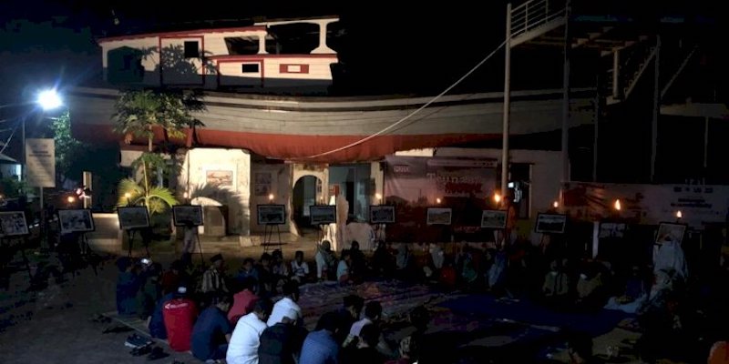 17 Obor Dinyalakan Saat Malam Peringatan Tsunami Aceh