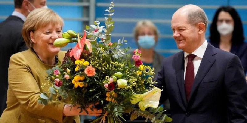 Disetujui Bundestag, Olaf Scholz Selangkah Lagi Gantikan Angela Merkel