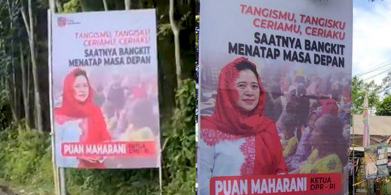 Mba Puan, Rakyat Gak Butuh Baliho Tapi Sembako