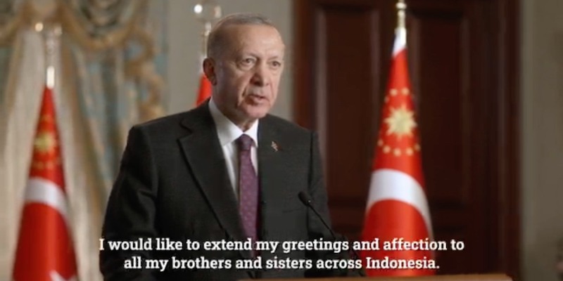 Kenang Tsunami 2004, Presiden Erdogan: Saya Bersyukur Bisa Melihat Langsung Saudara Kami di Aceh