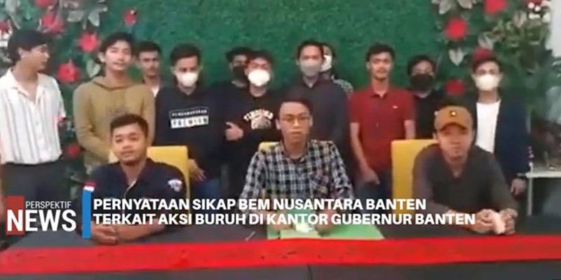 Viral Mahasiswa Kecam Buruh Duduki Ruangan Gubernur Banten, BEM Nusantara: Bukan Bagian dari Kami