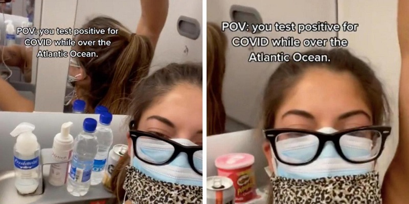 Hasil Tes Positif Covid-19 Saat Terbang, Perempuan Ini Isolasi Diri di Toilet Pesawat