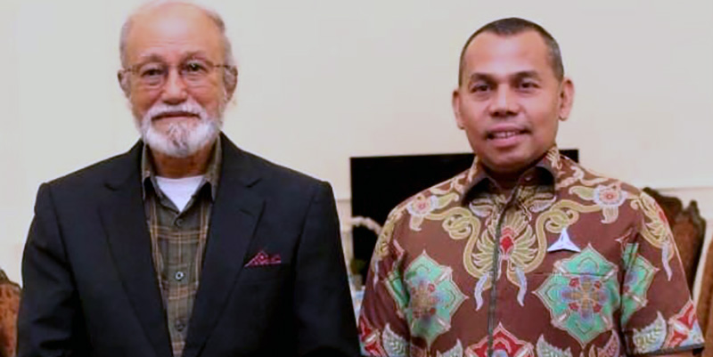 Temui Wali Nanggroe, Ketua Partai Demokrat Aceh Sampaikan Pesan SBY