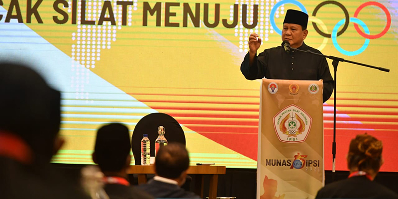 Terpilih Lagi sebagai Ketum PB IPSI, Prabowo: Kita Ingin Pecak Silat ke Olimpiade