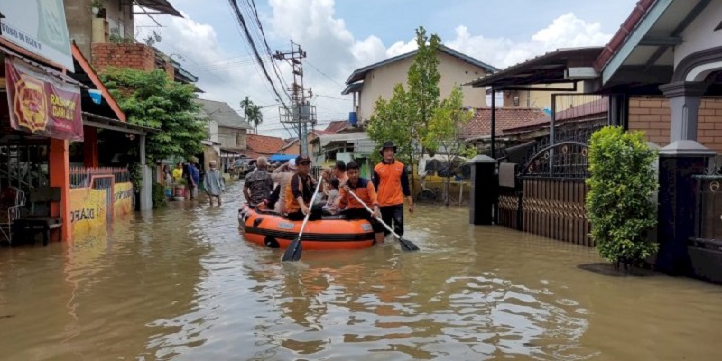 Palembang Banjir Akibat Hujan dengan Intensitas Tertinggi Sejak 30 Tahun Terakhir