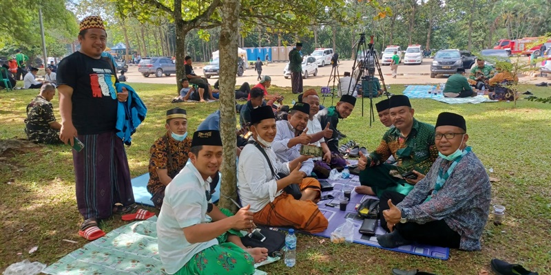 Rombongan Pengurus Wilayah Nahdlatul Ulama Kalimantan Barat di Universitas Lampung/RMOL