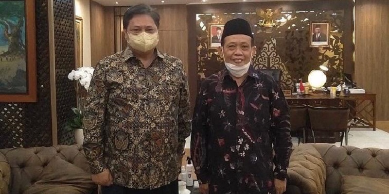 Temui Menko Airlangga, Panitia Pastikan Muktamar NU di Lampung Berjalan Dengan Prokes