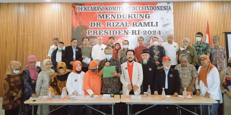 Di Bandung, Dukungan Rizal Ramli Jadi Presiden RI 2024 Dideklarasikan KPI