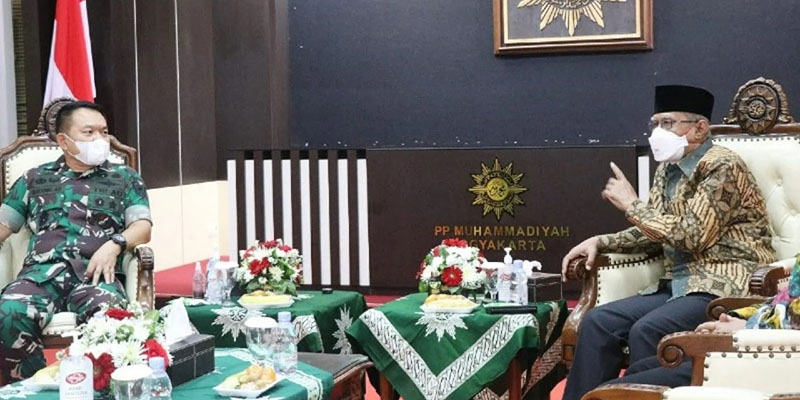 Dikunjungi Jenderal Dudung, Haedar Nasyir: Muhammadiyah dan TNI Punya Kesamaan Pandangan