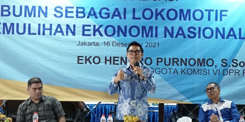 Eko Patrio Berharap BUMN Terus Dilibatkan dalam Pemulihan Ekonomi Nasional