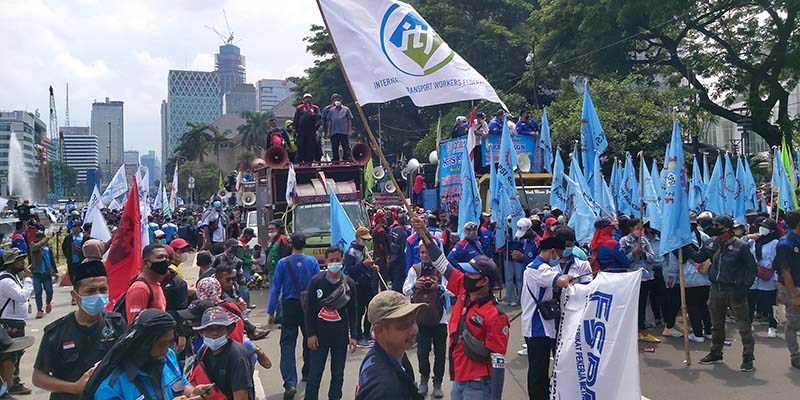 Kembali Unjuk Rasa, Buruh Sampaikan 3 Tuntutan bagi Pemerintah