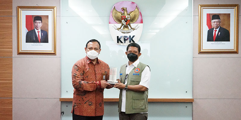 KPK-BNPB Jalin Kerjasama Pencegahan Korupsi Pengadaan Barang dan Jasa Penanganan Bencana