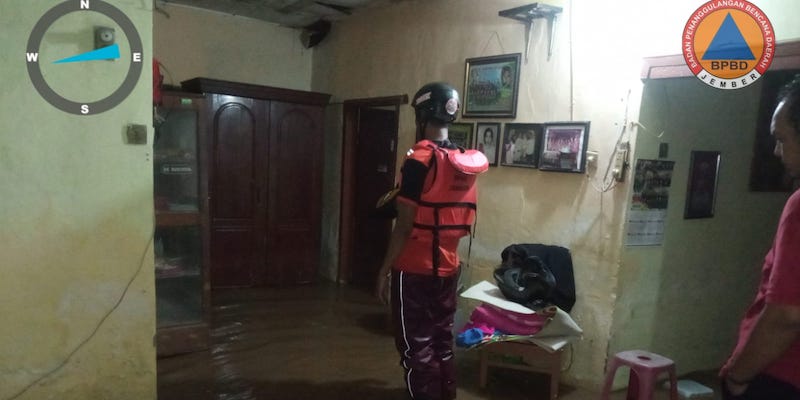 Akibat Hujan Deras, Tiga Desa di Jember Kebanjiran