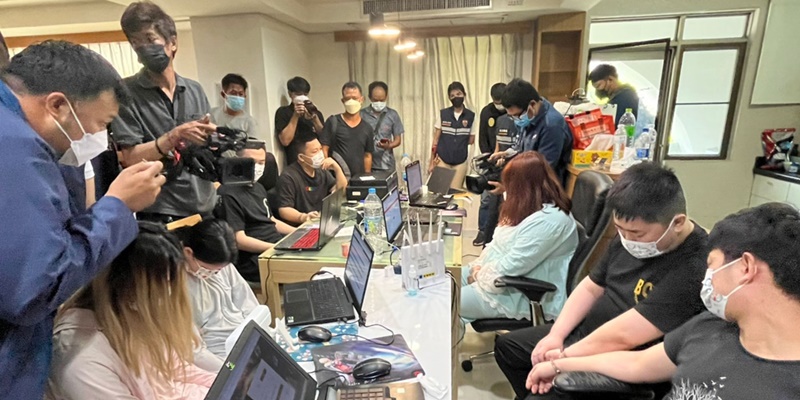 Penipu asal China Beromzet Puluhan Miliar Diciduk Polisi Thailand