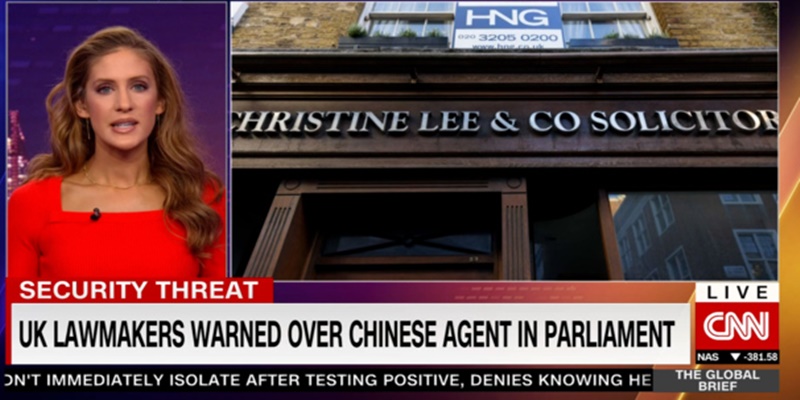 Mantan Ketua Partai Konservatif: Ada Agen China Menyusup di Parlemen Inggris