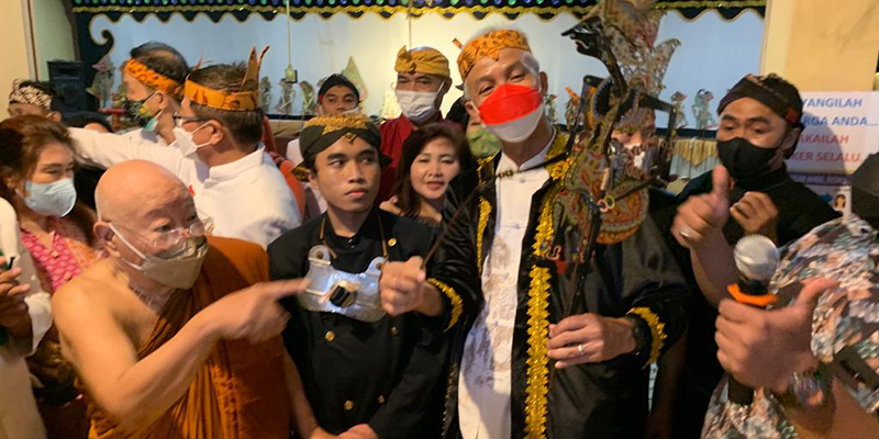 Ke Maha Vihara Majapahit, Ganjar Pranowo Ingatkan Makna Penting Sumpah Palapa Pemersatu Nusantara