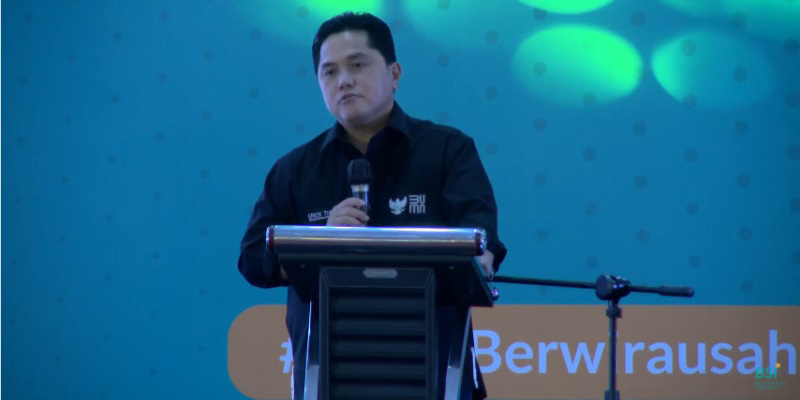 <i>Launching</i> Talenta Wirausaha BSI, Erick Thohir: <i>Enterpreunership</i> Indonesia Masih Kecil, Tingkatkan<i>!</i>