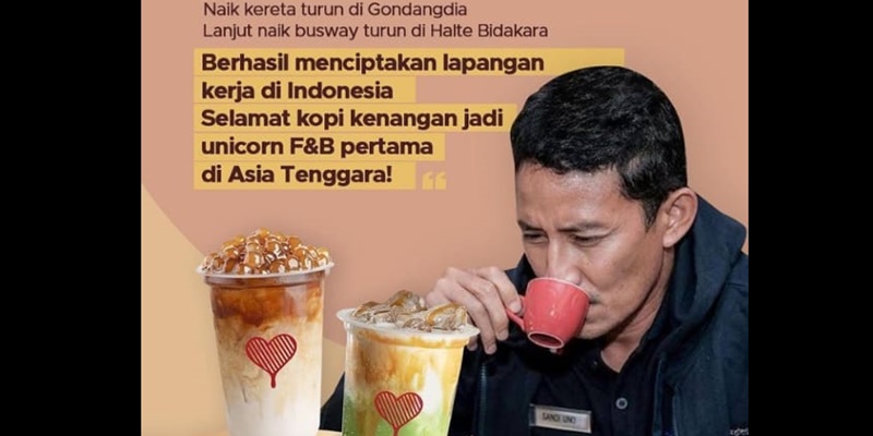 Menparekraf Bangga F&B Indonesia Jadi Unicorn Pertama di Asia Tenggara
