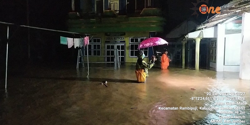 Pantuan BNPB, Banjir di Jember Jatim Meluas hingga 5 Kecamatan