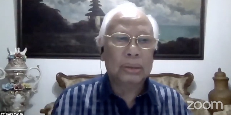 Prof Bagir Manan Kritik Threshold: Parpol Baru Kehilangan Hak Usung Capres Meski Jadi Pemenang Pemilu