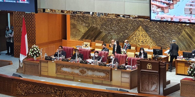 Paripurna Pengesahan RUU TPKS dan RUU IKN Dihadiri 267 Wakil Rakyat