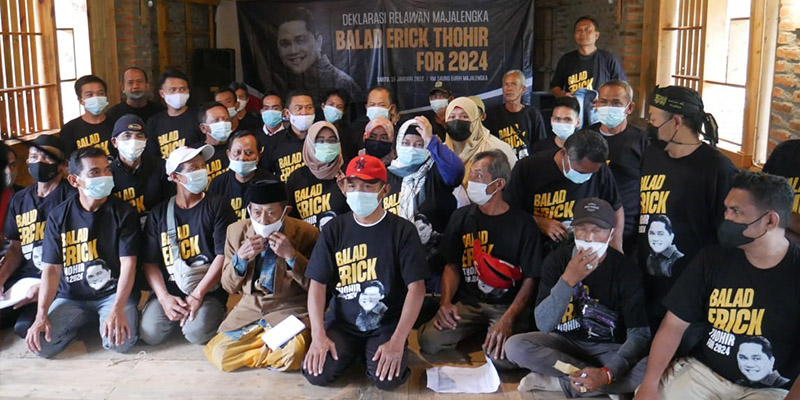 Relawan Balad Erick Thohir: Dia Punya Semangat yang Sama dengan Presiden Jokowi