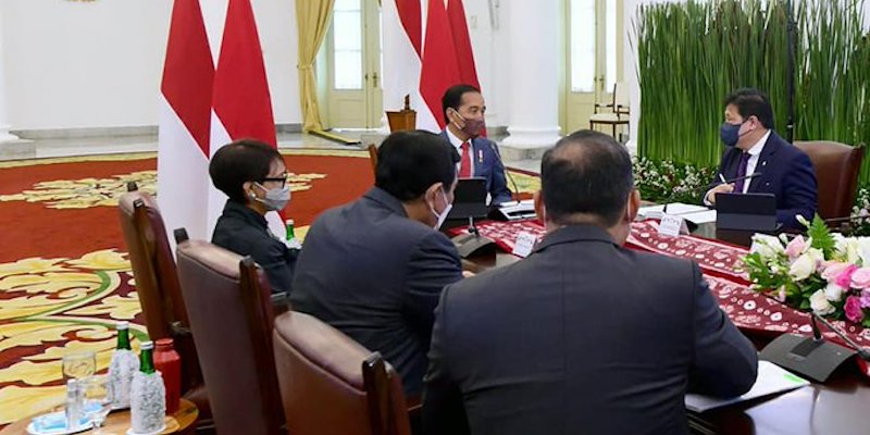 Menko Airlangga Urai Pesan Presiden Jokowi saat Hadir di World Economic Forum