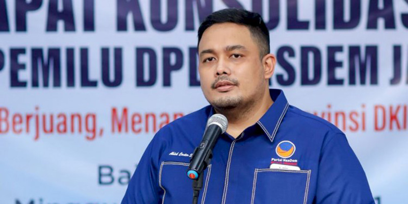 Wibi Andrino Dianggap "Pemain Cadangan" dalam Bursa Cagub DKI, Nasdem Jaktim Protes Keras