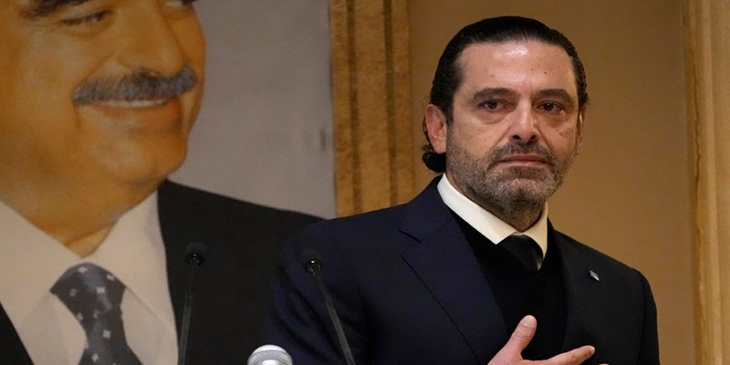 Pidato dengan Mata Berkaca-kaca, Mantan PM Lebanon Saad Hariri Umumkan Boikot Pemilu dan Mundur dari Dunia Politik